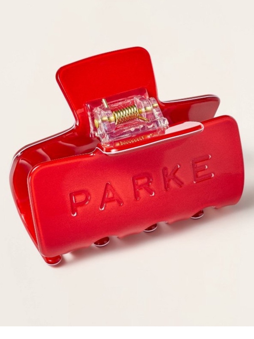 New Parke x Target Claw Clip In Red - Picture 3 of 3